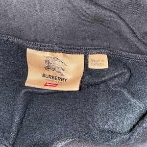 Supreme Burberry Box Logo Hoodie